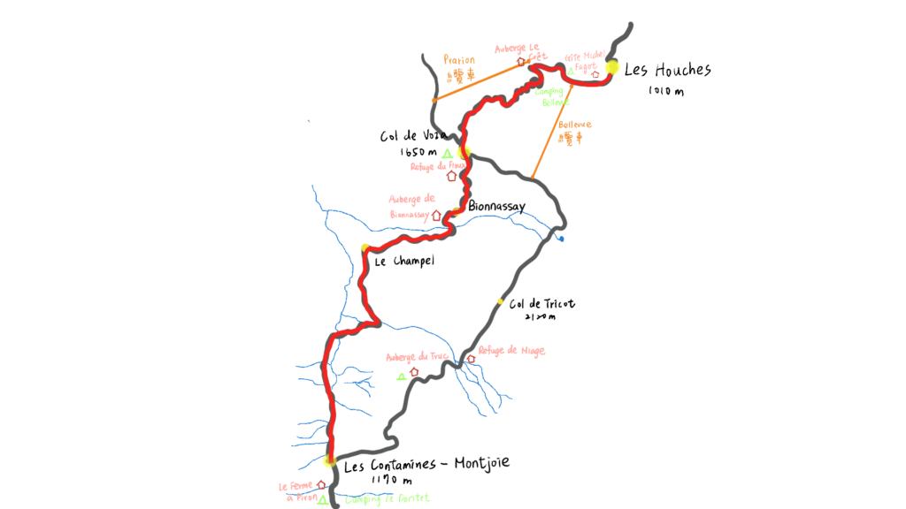 環白朗峰11階段路線