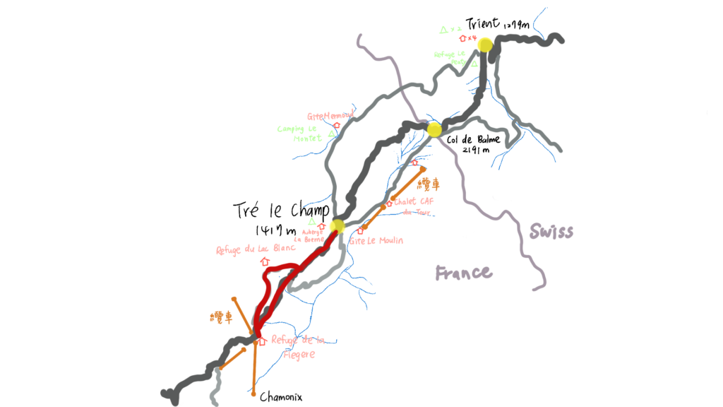 環白朗峰11階段路線