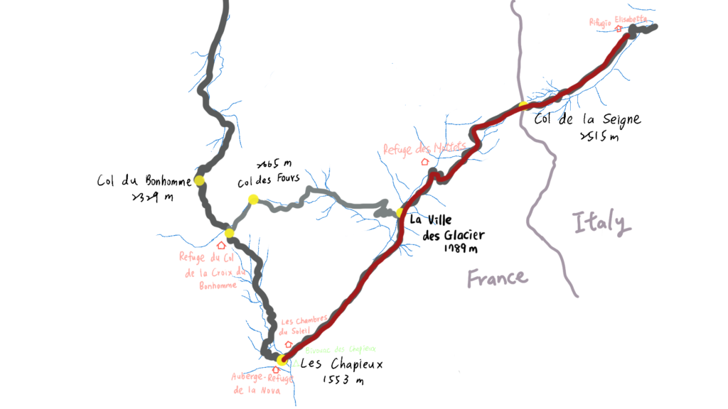 環白朗峰11階段路線