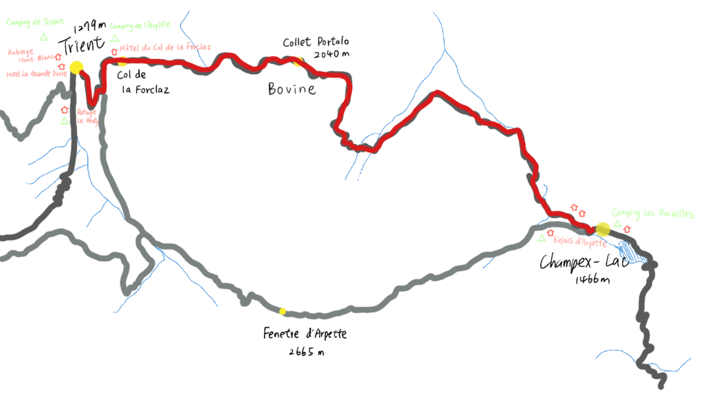 環白朗峰11階段路線